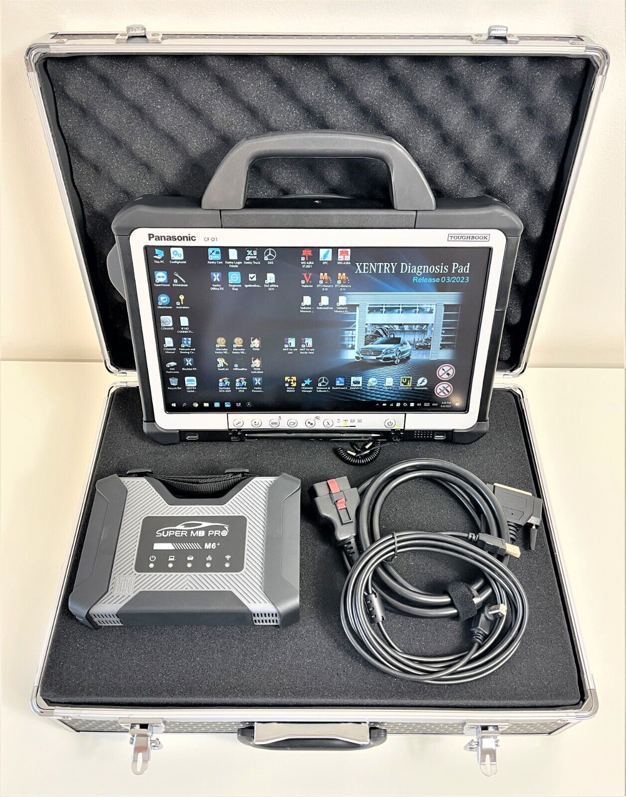 Mercedes Diagnostics System Touchscreen 2023 Edition Panasonic CF-D1 MB PRO M6 edition