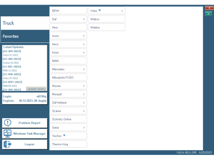 REMOTE PARTS CATALOGS FOR TRUCKS  2025 - Monthly subscriptions available